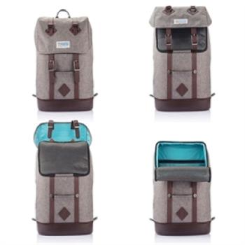 Preview: Rucksack Weg = Weg Grau / Braun Kurgo